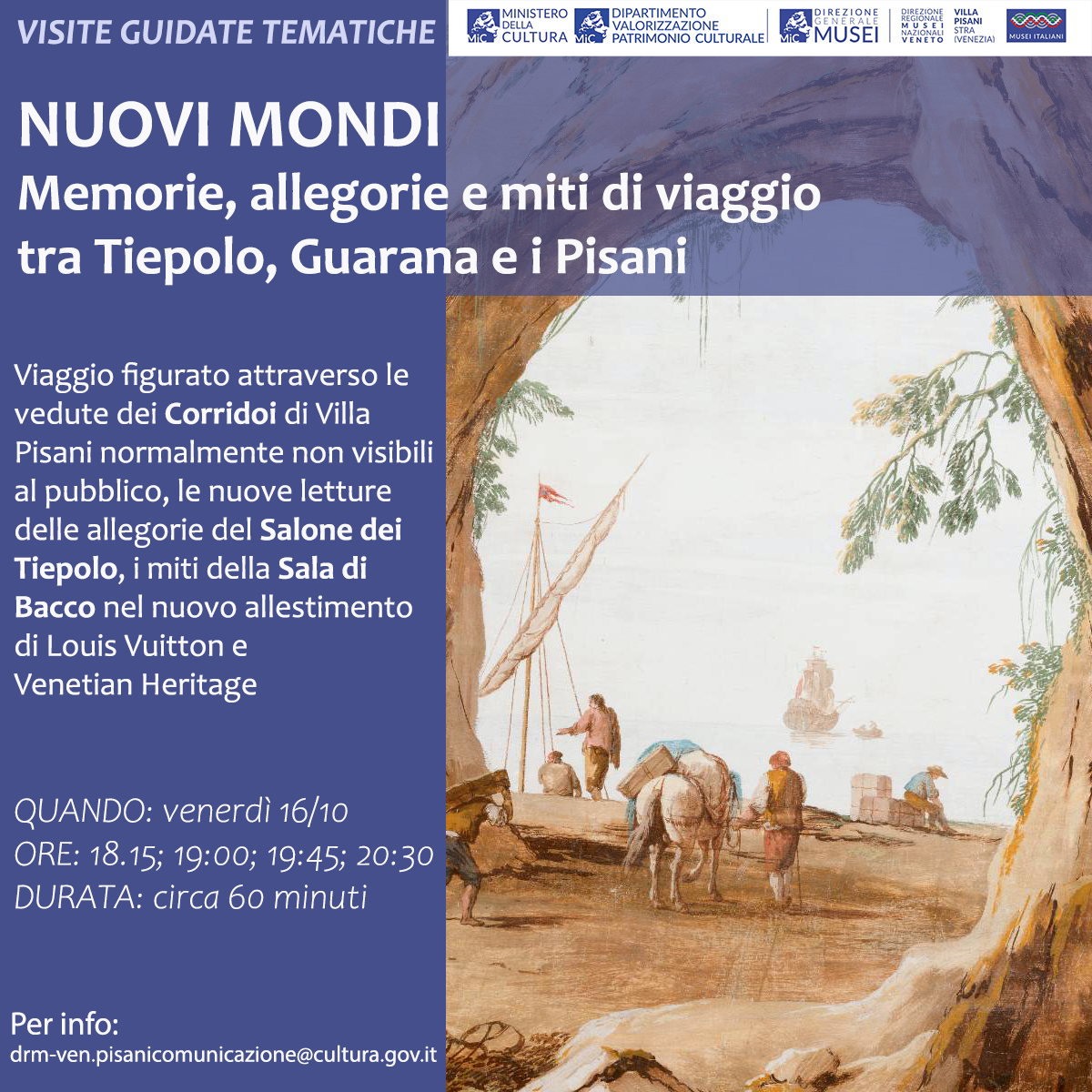 Memorie, allegorie e miti di viaggio tra Tiepolo, Guarana e i Pisani